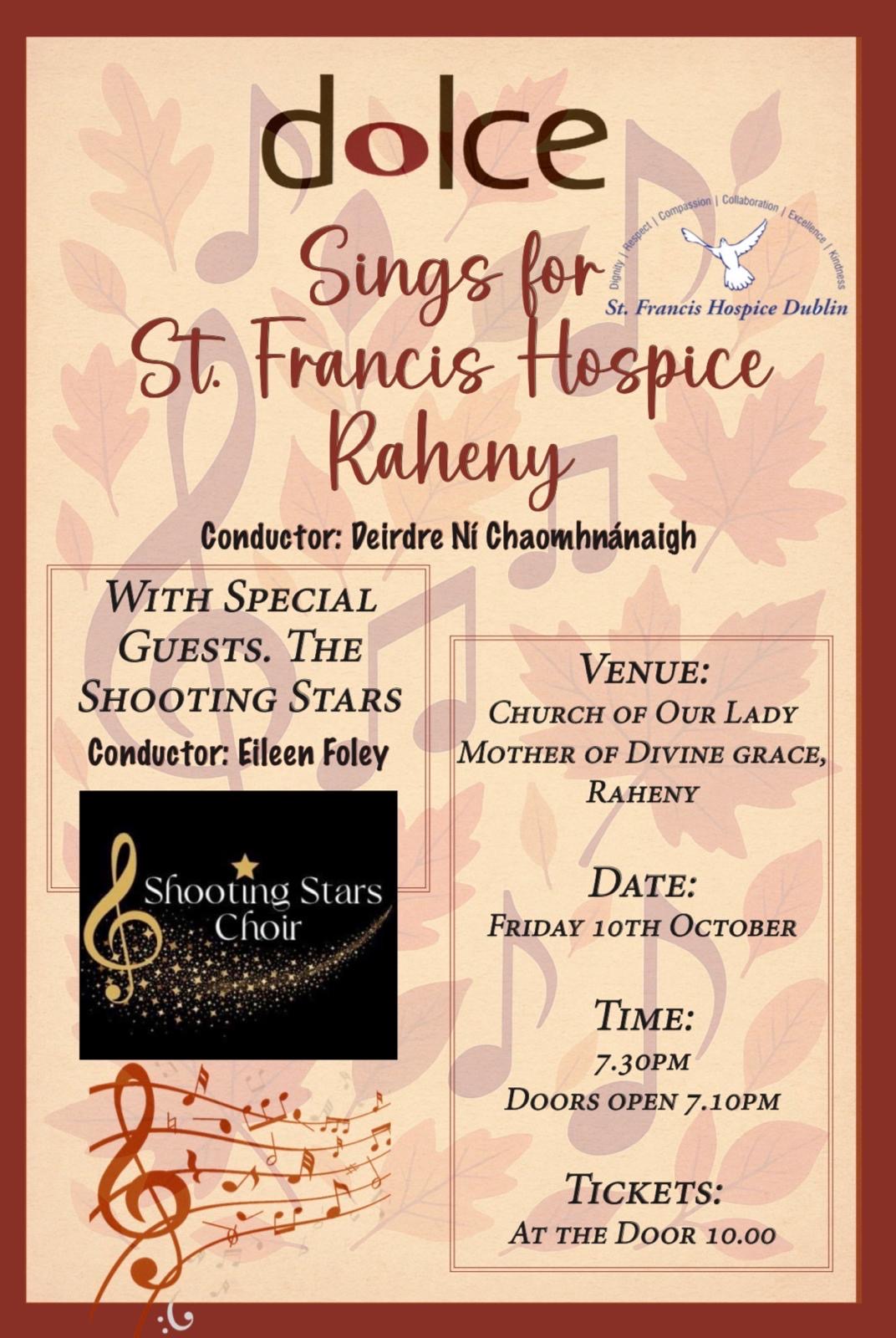  Dolce  Sings for St. Francis Hospice with Shooting Stars Choir